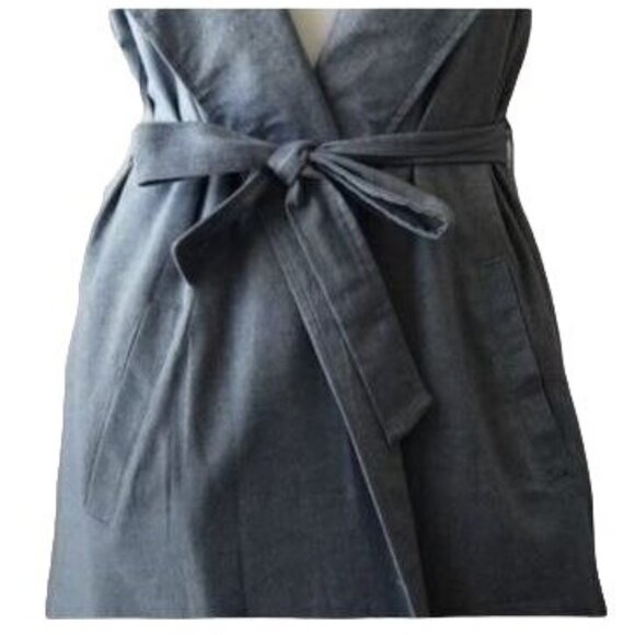 Denim Sleeveless Duster - Picture 3 of 5